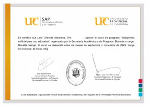 Posgrado IA en educación